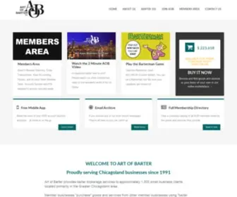 Artofbarter.com(Chicago) Screenshot
