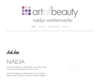 Artofbeauty-Meilen.ch(Nadja Wartenweiler) Screenshot