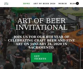 Artofbeerinvitational.com(The Art of Beer Invitational) Screenshot