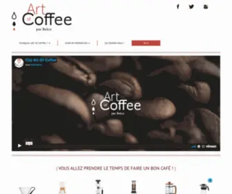 Artofcoffee.fr(Art of coffee) Screenshot