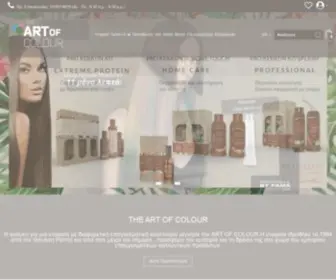 Artofcolour.gr(The art of colour) Screenshot