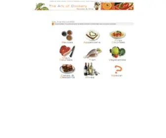 Artofcookery.com(Italian Recipes from Florentine & Tuscan Cooking) Screenshot