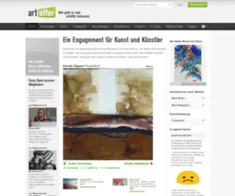 Artoffer.ch(Der Kontakt zur Kunst) Screenshot