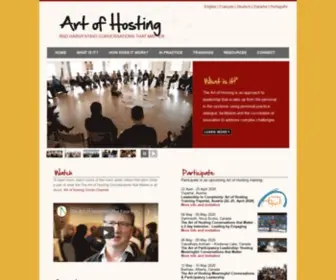 Artofhosting.org(Art of Hosting) Screenshot