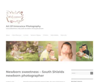 Artofinnocencephotography.co.uk(South Shields Newborn) Screenshot