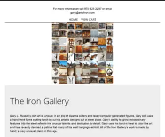 Artofiron.com(The Iron Gallery) Screenshot