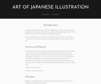 Artofjapaneseillustration.com(The site) Screenshot