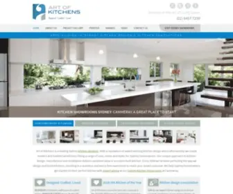 Artofkitchens.com.au(Kitchen design & renovations Sydney) Screenshot