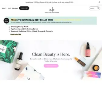 Artoforganics.com(The Clean Beauty Box) Screenshot