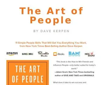 Artofpeoplebook.com(The Art of People) Screenshot