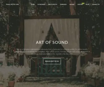 Artofsounddj.com(Wedding DJ) Screenshot