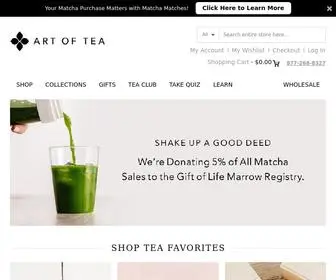 Artoftea.com(Tea Shop) Screenshot