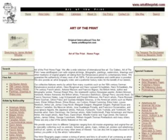 Artoftheprint.com(Art of the Print) Screenshot