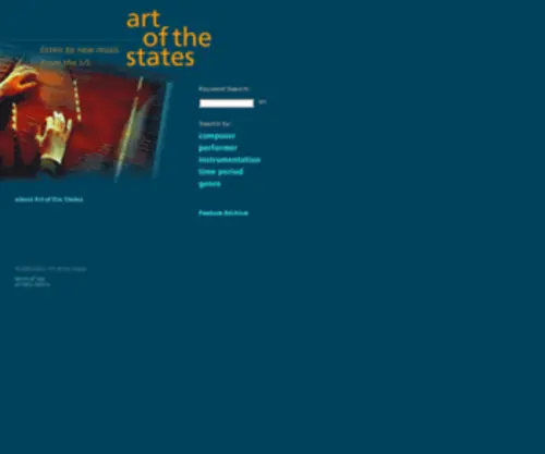 Artofthestates.org(Art of the States) Screenshot