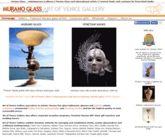 ArtofVenice.com(Murano Glass) Screenshot