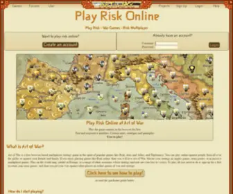 Artofwar.cc(Play risk online multiplayer) Screenshot