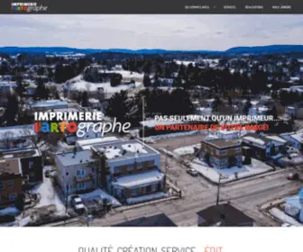 Artographe.qc.ca(Un partenaire de votre image) Screenshot