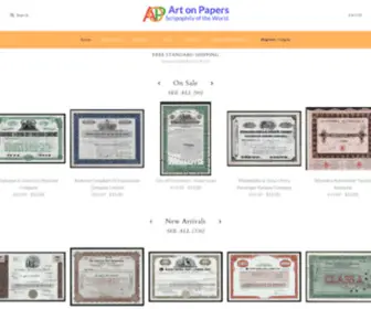 Artonpapers.com(Art on Papers) Screenshot