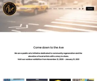 Artontheavenyc.com(Art on the ave) Screenshot