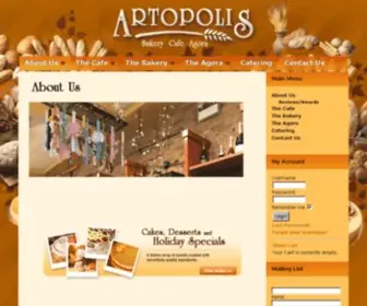 Artopolischicago.com(Bakery&Cafe in Greektown) Screenshot