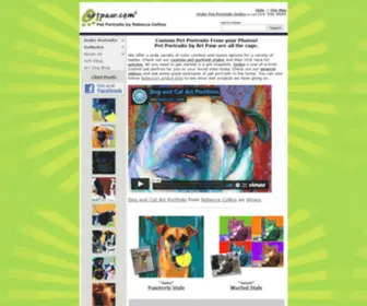 Artpaw.com(Art Paw Custom Pet Portraits) Screenshot