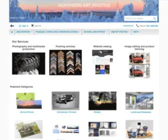 Artphotos.fi(Suomen laajin kuvatuotteiden valikoima) Screenshot
