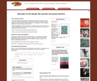Artpickle.com(Online Art Gallery of original art by local artists of oil paintings) Screenshot