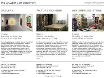 Artplacement.com(Art placement inc) Screenshot