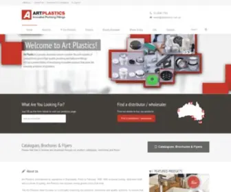 Artplastics.com.au(Art Australia Plumbing and Bathroomware) Screenshot