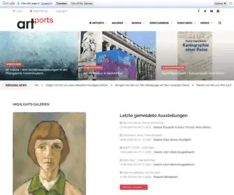 Artports.com(Ausstellungen in Galerien und Museen) Screenshot