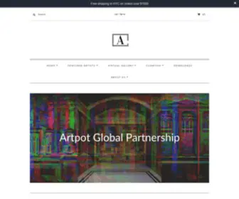 Artpot.net(Create an Ecommerce Website and Sell Online) Screenshot