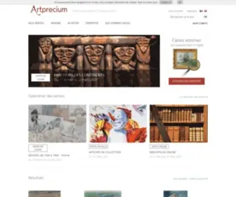 Artprecium.com(Estimation en ligne de tableaux) Screenshot