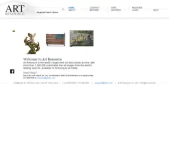 Artres.com(Art Resource) Screenshot