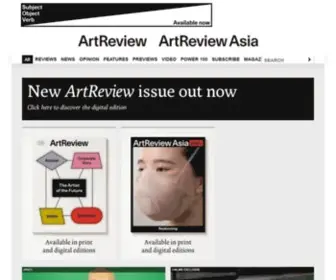 Artreview.com(Artreview) Screenshot