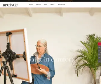 Artristic.com(Artist Easels by Artristic) Screenshot