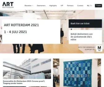 Artrotterdam.com(Art Rotterdam 2021 verplaatst naar 1) Screenshot