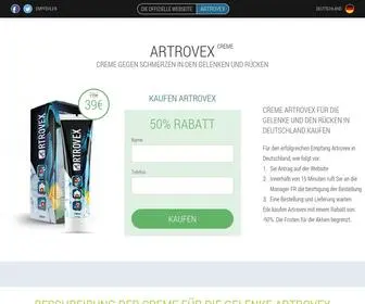 Artrovex.eu(In Deutschland) Screenshot