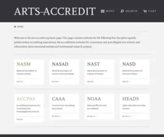ARTS-Accredit.org(ARTS Accredit) Screenshot