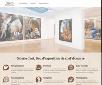 ARTS-Galeries.com(Galerie d'art) Screenshot