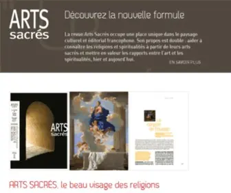 ARTS-Sacres.fr(Arts Sacrés) Screenshot
