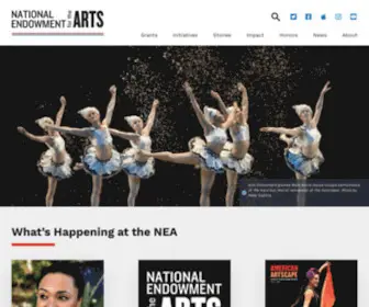ARTS.gov(The National Endowment for the Arts) Screenshot