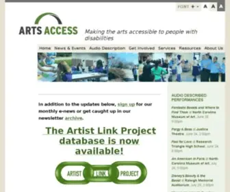 Artsaccessinc.org(Arts Access Inc) Screenshot