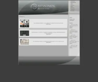 Artsacoustic.com(Because sound matters) Screenshot