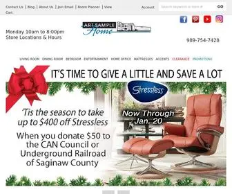 Artsample.com(Furniture Store and Mattress Retailer in Saginaw) Screenshot