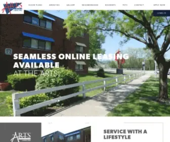 Artsatmusichall.com(Apartments Near University of Cincinnati) Screenshot