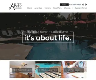 Artsatsouthaustin.com(The Arts Apartments at South Austin) Screenshot