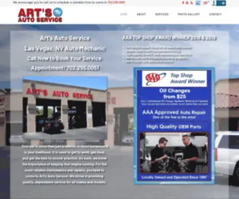 Artsautoservicelv.com(Your Las Vegas Auto Mechanic) Screenshot