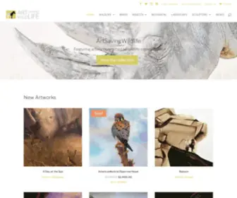 Artsavingwildlife.com(Wildlife art) Screenshot