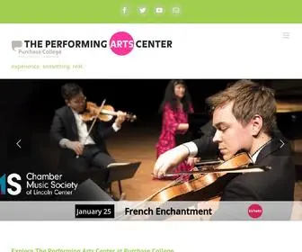Artscenter.org(The Performing Arts Center at Purchase College) Screenshot
