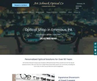 Artschneckoptical.com(Art Schneck Optical Company) Screenshot